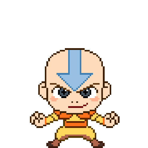 Aang Avatar State GIF